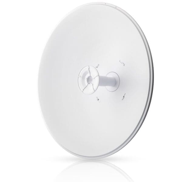 Ubiquiti 5GHz airFiber Dish 30dBi Slant 45 Degree Signal Angle For optimum interference avoidance, Universal Pole Mount, Weatherproof, 2Yr Warr