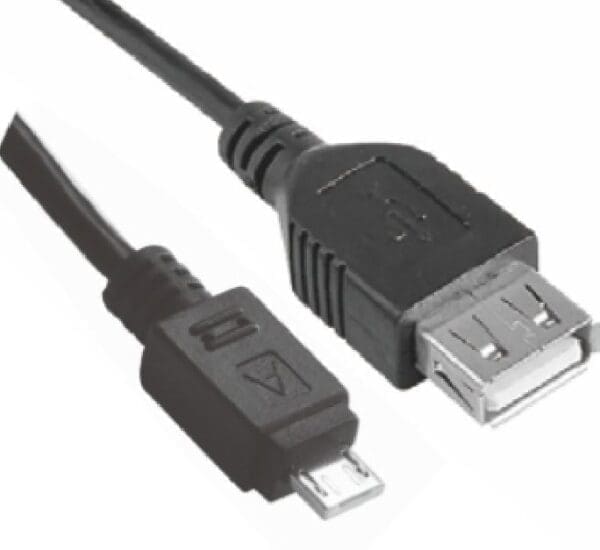 Astrotek Micro USB Male to USB Female OTG Adapter Converter Cable Black for Windows Samsung Android Tablet Mobiles