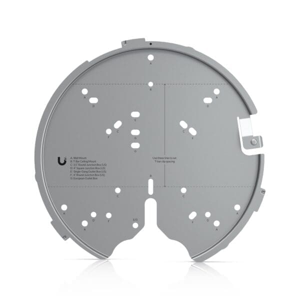 Ubiquiti Versatile Mounting System, For U7 Pro, U6 Enterprise, U6 Pro, U6 Long-Range, AC Pro, AC HD, AC SHD, AC XG, 2Yr Warr