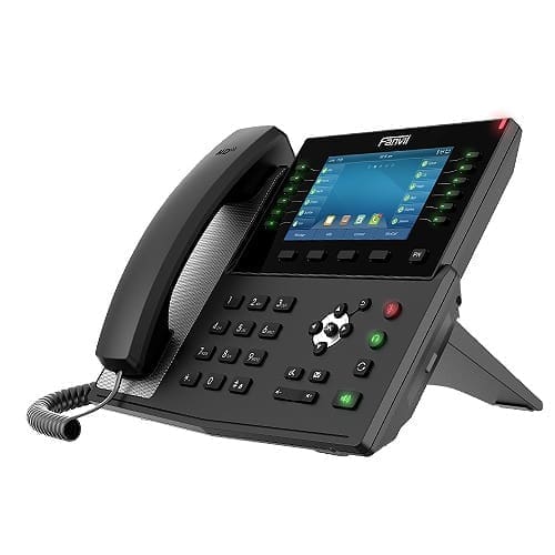 Fanvil X7C Enterprise Color IP Phone, 5" Hig Res Screen, 20 SIP Lines, HD Audio, Built In Bluetooth, Upto 60 DSS Key Entries,*SBC Ready,