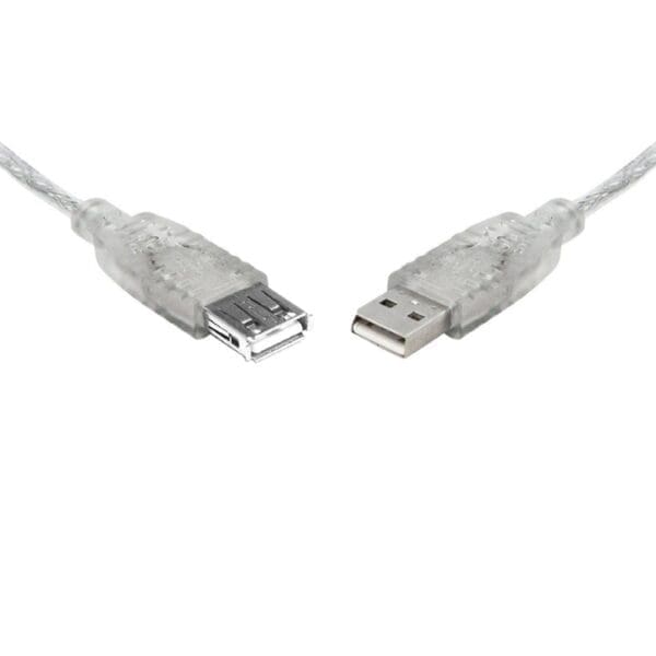 8Ware 5m USB 2.0 Extension Cable - Type A to Type A Male to Female High Speed Data Transfer for Printer Scanner Cameras Webcam Keyboard Mouse Joystick