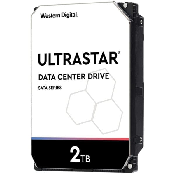 Western Digital WD Ultrastar 2TB 3.5" Enterprise HDD SATA 128MB 7200RPM 512N SE DC HA210 24x7 600MB Buffer 2mil hrs MTBF 5yrs wty HUS722T2TALA604