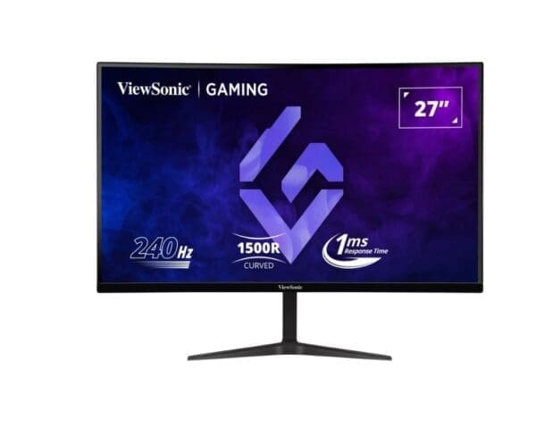 ViewSonic 27" Curved 240Hz 1ms Ultra Smooth 1500R Adaptive - AMD Free Sync Premium, VX2719-PC-MHD Gaming Monitor