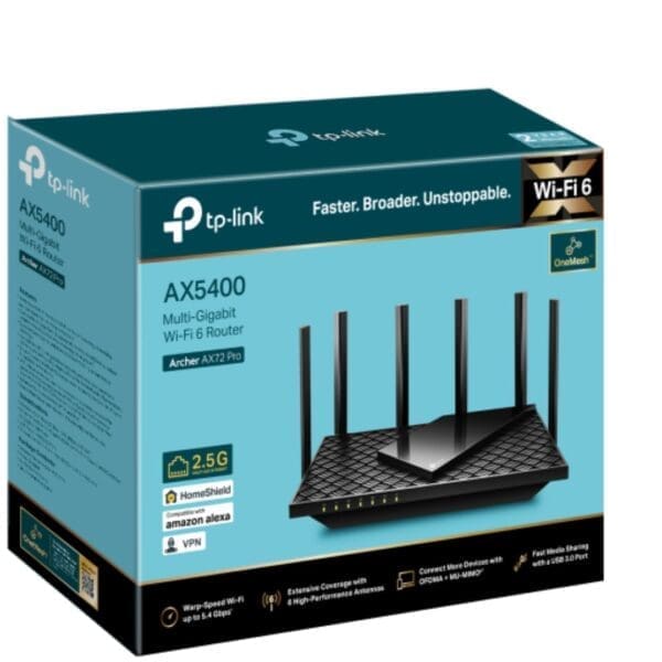 TP-Link Archer AX72 Pro AX5400 Multi-Gigabit WiFi 6 Router