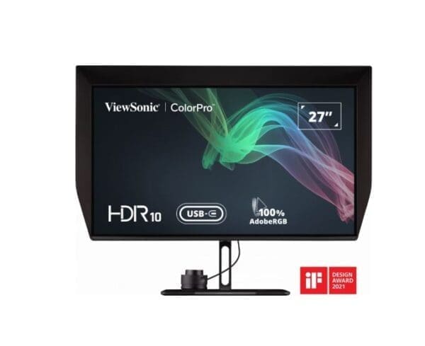 ViewSonic 27" VP2786 4K ColorPro Professional Series, USB-C, 100% Adobe RGB, 98% DCI-P3 True 10-bit Fogra Idealliance Validated monitor. TIPA Best