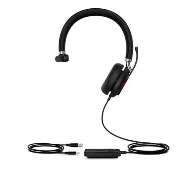 Yealink UH38 Mono USB and Bluetooth Headset,USB-A, UC Call Controller, Dual Noise-Canceling Mics, Busy Light, Microsoft Teams UC Certified