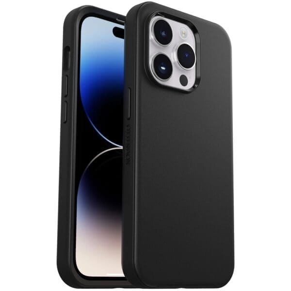 OtterBox Symmetry Apple iPhone 14 Pro Case Black - (77-88500), DROP+ 3X Military Standard, Ultra-Sleek,Durable Protection,7 Years Warranty