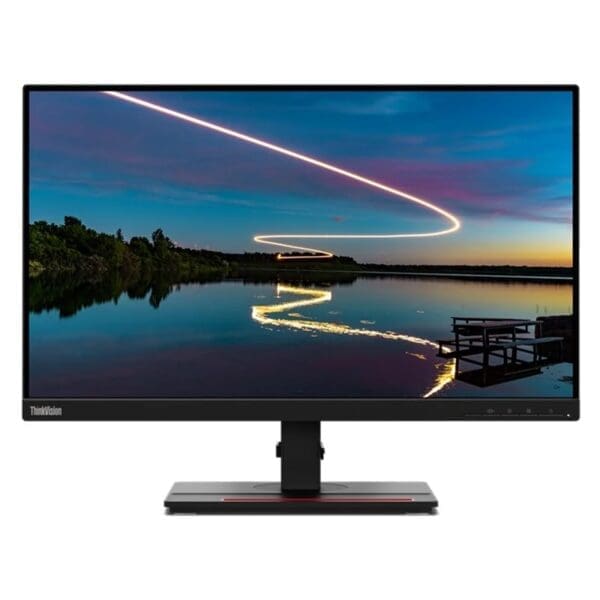 LENOVO ThinkVision T24m-20 23.8"/24" 60Hz FHD IPS Monitor USB-C Dock 1920x1080 Height Adjust Tilt Swivel Pivot Daisy Chain HDMI DP LAN 4xUSB Hub VESA