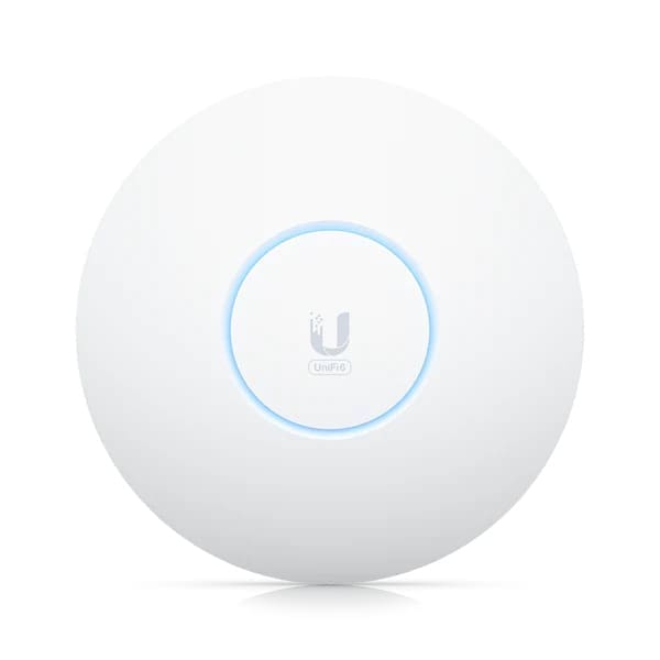 Ubiquiti UniFi U6-Enterprise WiFi 6E 4x4 MIMO PoE+ Access Point,140m Coverage,600+ Device2.5GbE Uplink, Ceiling Mount,For High-Density