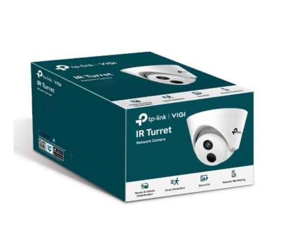 TP-Link VIGI 4MP C440I(4mm) IR Turret Network Camera,4mm Lens, Corridor Mode, Smart Detection,3YW