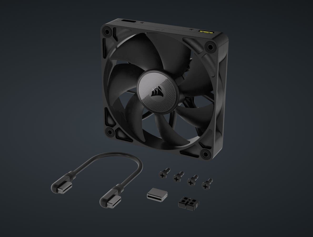 Corsair iCUE LINK RX140 140mm PWM Single Fan Expansion: 95.7 CFM, 1700 RPM, 36dbA, 0.62A, Static Pressure, Magnetic Dome
