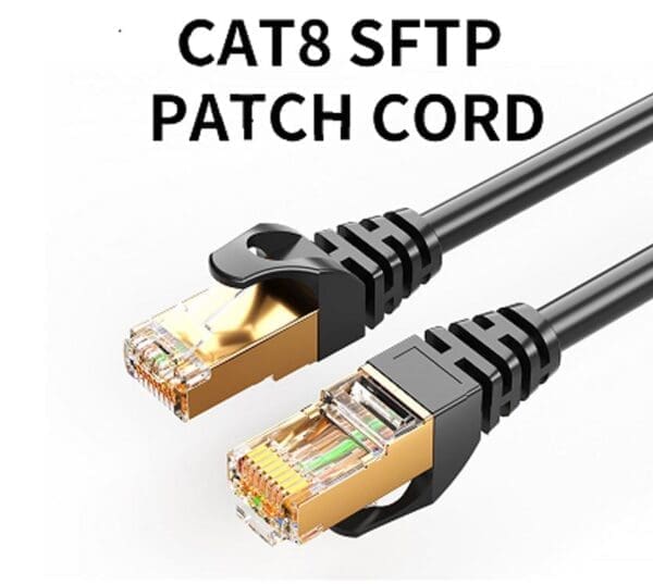 8Ware CAT8 Cable 2m - Grey Color RJ45 Ethernet Network LAN UTP Patch Cord Snagless