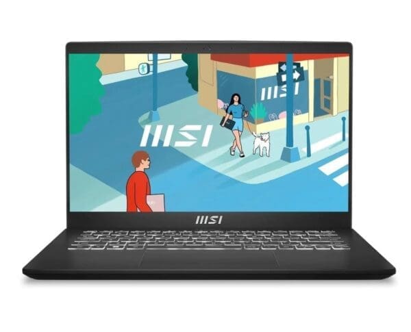 (Commercial) MSI Modern Series Notebook 15.6" FHD Intel Raptor Lake i5-1335U Onboard DDR4 16GB 512GB SSD Windows11 Pro Intel Iris Xe Graphics