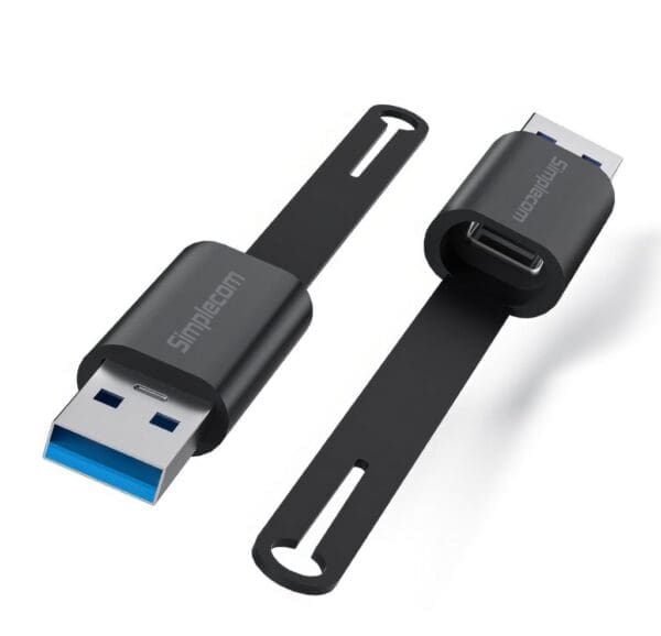 Simplecom CA132 USB-A Male to USB-C Female Adapter USB 3.2 Gen 2 Data Charging Double-Side 10Gbps