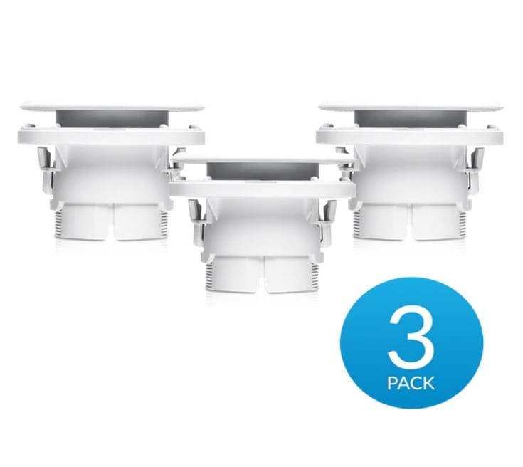 Ubiquiti UVC-G3-FLEX Camera Ceiling Mount Accessory, 3-pack, Compatible with G3 Flex G5 Flex