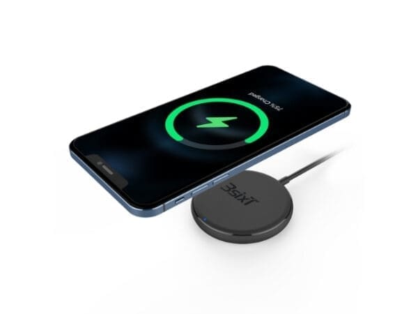 3sixT Magnetic Wireless Charger 15W - Black - Image 2