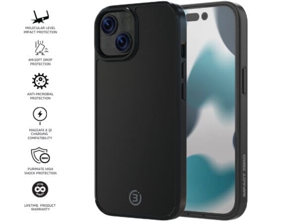 Impact Zero Colour - iPhone 15 - (MS) Black - Image 2