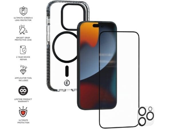 Impact Zero Clear Case / SP / Lens Protector - iPhone 15 Pro - Image 2