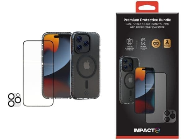 Impact Zero Clear Case / SP / Lens Protector - iPhone 15 Pro - Image 3