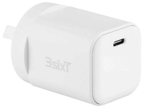 3sixT Wall Charger GaN 30W USB-C PD - W