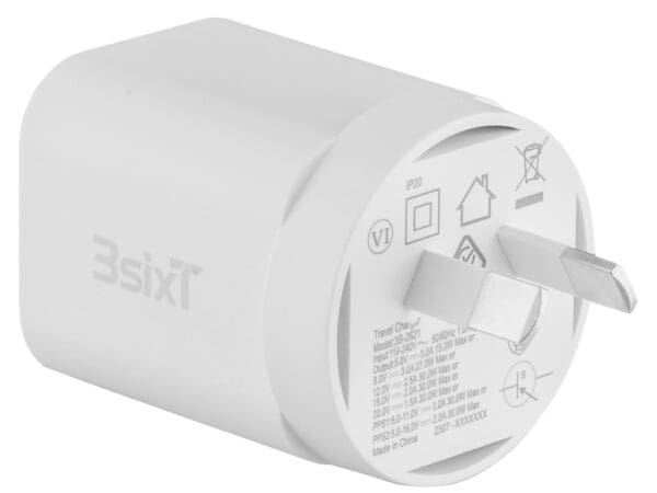 3sixT Wall Charger GaN 30W USB-C PD - W - Image 3