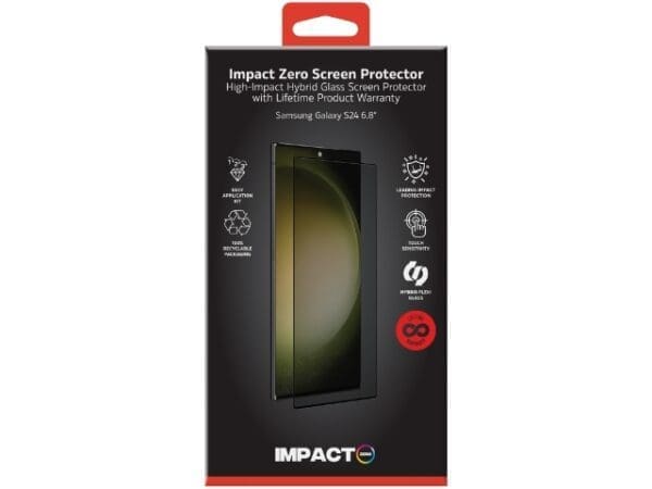 Impact Zero Premium Screen Protector - Samsung GS24 Ultra - Image 3