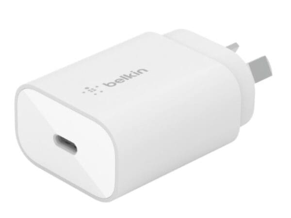 Belkin 25W USB-C PD 3.0 PPS Wall Charger - White - Image 2