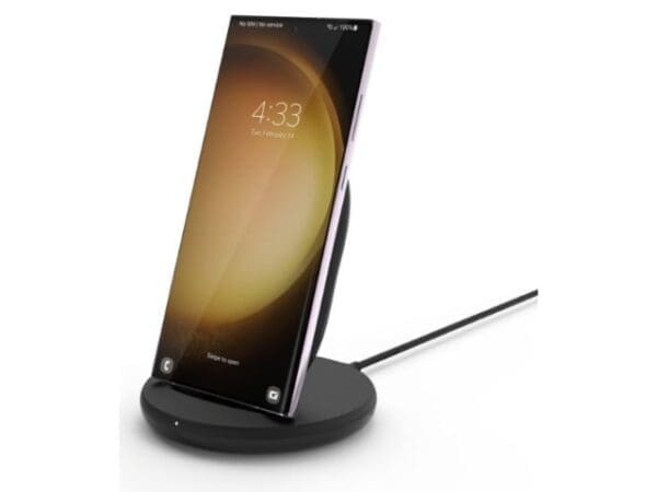 Belkin Wireless Charging Stand 15W, PSU Included - Black