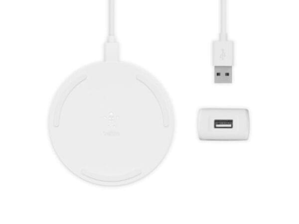 Belkin Wireless Charging Pad 15W, w/AC - White - Image 2