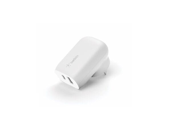 Belkin 42W USB-A + USB-C Wall Charger w/PPS & PD - White