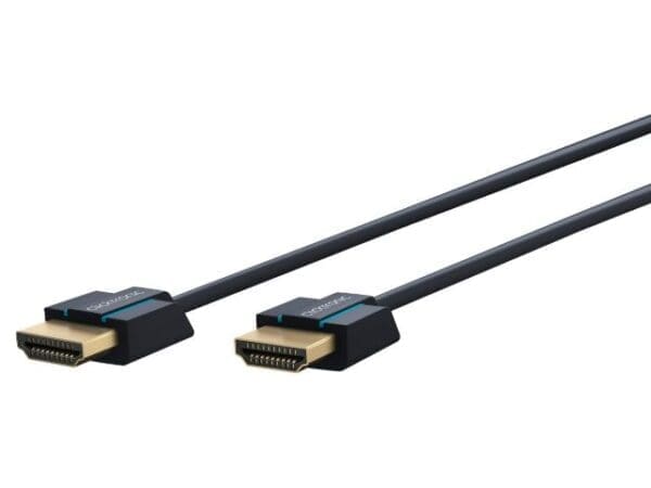 Clicktronic HDMI to HDMI 2.0 (Slim) 0.5m