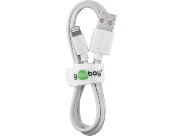 Goobay - Lightning Cable 1.0m - White - Image 2