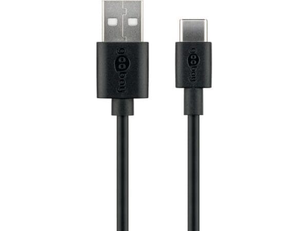 Goobay USB-A to USB-C 2.0 cable 0.1M - Black