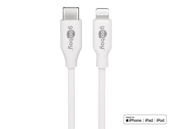 Goobay USB-C to Lightning Cable 1m - White