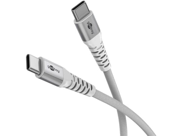 Goobay Supersoft USB-C to USB-C (v2.0) Cable 2m - White