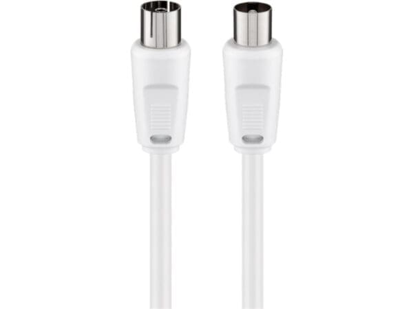 Goobay Antenna Cable (<70 dB) (M/F) 5M - white