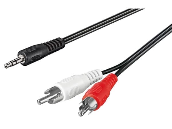 Goobay AUX 3.5mm Male to Stereo 2 x RCA Male 1.5M