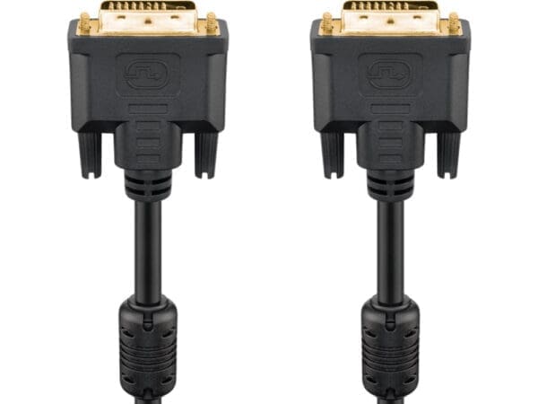 Goobay DVI-D Full HD Cable Dual Link, gold-plated 15M