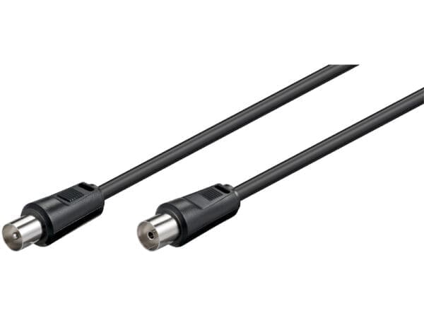 Goobay Antenna Cable (<70 dB) (M/F) 5M - black - Image 2