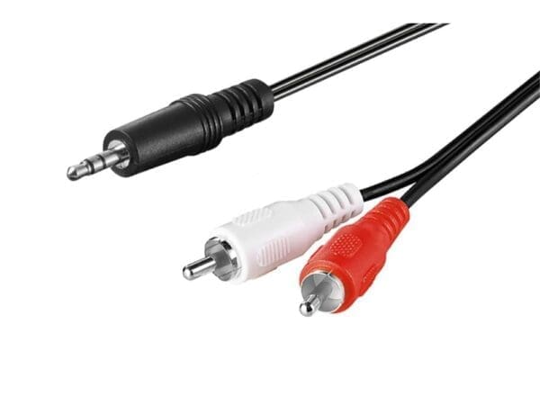 Goobay Audio Cable AUX 3.5mm Male to Stereo RCA Male 1M