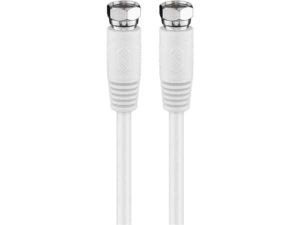 Goobay Dig Antenna Cable (80 dB) F-type/F-type 2.5M - white - Image 2