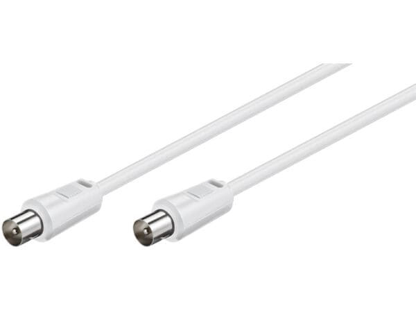 Goobay Antenna Cable (<70 dB) (M/M) 1.5M - white