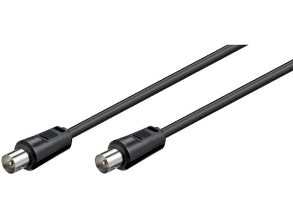 Goobay Antenna Cable (<70 dB) (M/M) 2.5M - black