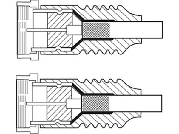 Goobay Antenna Cable (80 dB) F-type to F-type 0.5M - white - Image 3