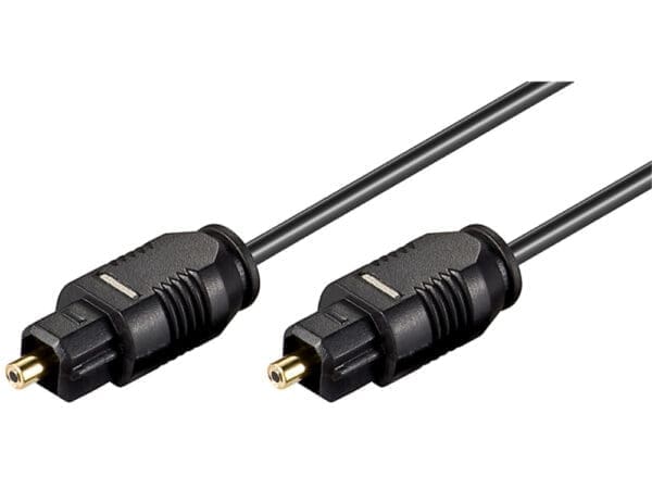 Goobay Toslink Fiber Optic Audio Cable (M/M) 1M -Blk