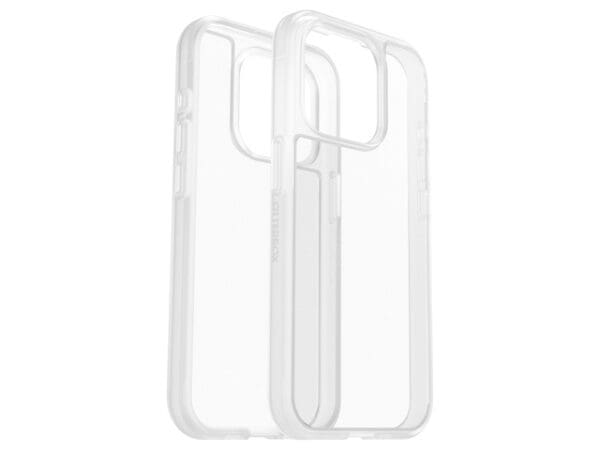 OtterBox React Apple iPhone 15 Pro (6.1") Case Clear - (77-92756), Antimicrobial, DROP+ Military Standard, Hard Case,Soft Grip,7 Years Warranty - Image 2