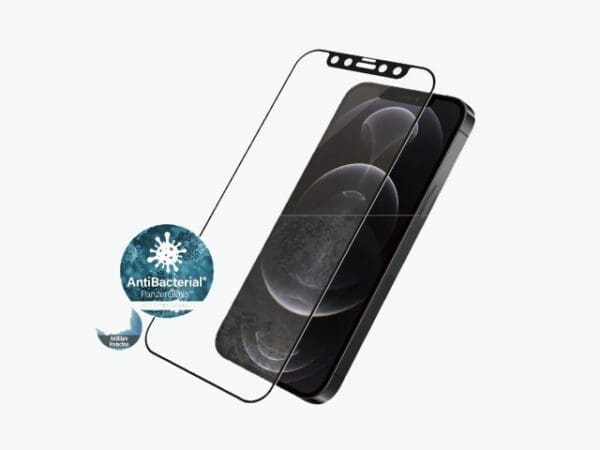 PanzerGlass for iPhone 12/12 Pro - Black - Case Friendly