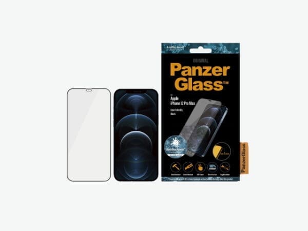 PanzerGlass for iPhone 12 Pro Max - Black - Case Friendly - Image 2