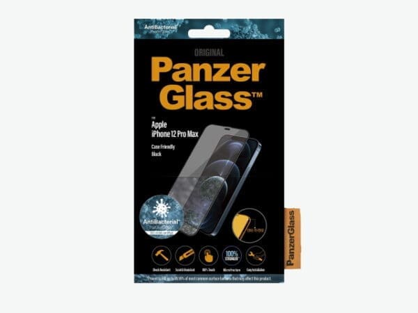 PanzerGlass for iPhone 12 Pro Max - Black - Case Friendly - Image 3