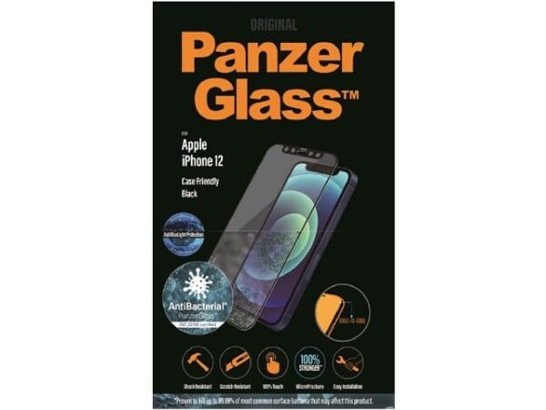 PanzerGlass - iPhone 12 Pro Max - Anti Bluelight CF Black - Image 2